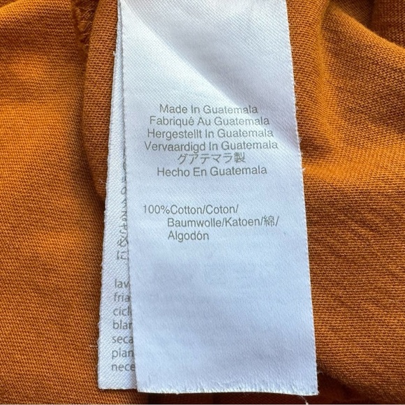 Madewell Whisper Cotton Crewneck Tee - Burnt Orange - XS - Picture 8 of 12